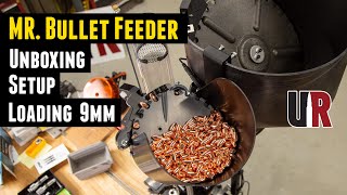 Mr Bullet Feeder Unboxing Setup Loading 9mm on the Mark 7 Evolution [upl. by Granese]