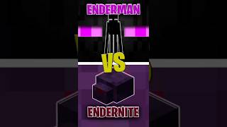 ENDERMAN VS ENDERMITE  minecraft xd shorts endermite reels enderman ytshorts argentina vs [upl. by Araiek]