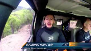 Las Noticias  Explorando Nuevo León realizando tres rapeles [upl. by Christyna]