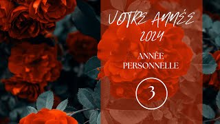 ANNEE PERSONNELLE 3🌹VOTRE ANNEE 2024  Reculer pour mieux sauter [upl. by Neira191]