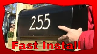 How To Install A New Mailbox And Wooden Post [upl. by Accire]