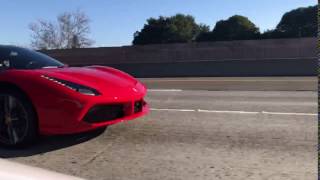 Ferrari 488 GTB Novitec Test Pipes amp Exhaust Fly By [upl. by Earej]