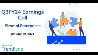 Piramal Enterprises Earnings Call for Q3FY24 [upl. by Weide102]