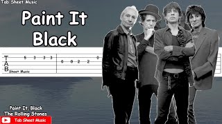 The Rolling Stones  Paint It Black Piano Tutorial  Easy [upl. by Kiah]