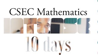 CXC Maths crazy STUDY GUIDE 10 days [upl. by Duquette]