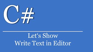 Lets Show 60  Text in Editor schreiben  C Tutorial Visual Studio  dll import  user32dll [upl. by Acina]