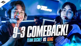 93 COMEBACK vs the No1 Team in the World  VCT Pacific Stage 2 TS vs GenG Highlights [upl. by Saw]