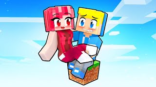 SBRISER E ZOE SOLI SU UN BLOCCO Su Minecraft [upl. by Annoj]