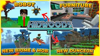 addon yang akan merubah minecraft kalian jadi keren HIDWOODS 2 ADDON [upl. by Luo]