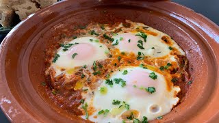 Moroccan eggs in tomato sauce [upl. by Etnohc984]