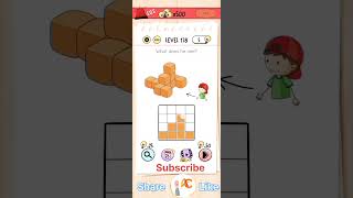 Brain test game Level 178 What does he see braintesthack foryoushort level178 braintestlevels [upl. by Sair798]