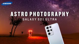 Samsung Galaxy S21 Ultra  ASTROPHOTOGRAPHY  NIGHT MODE [upl. by Rafaellle]