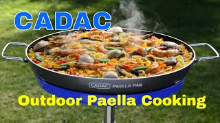 🍲Cooking with Cadac Skottlebraai Using Cadac Paella Pan [upl. by Katharina715]