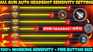 Free Fire Max Auto Headshot Trick 2024 Sensitivity Setting  2gb 4gb 6gb Ram Headshot Sensitivity [upl. by Giesecke878]