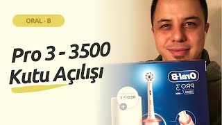 ORAL B Pro 3500 Beyaz Şarjlı Diş Fırçası [upl. by Cichocki541]