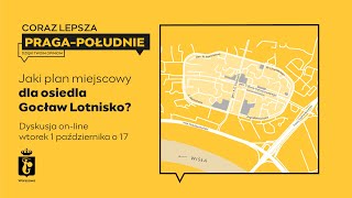 Jaki plan miejscowy dla osiedla Gocław Lotnisko Dyskusja online [upl. by Aihtnyc]