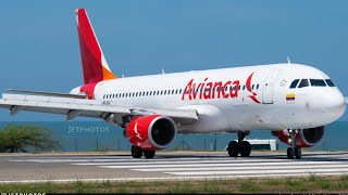 AVA4849 A320 Avianca procedente de SKBO BOG a IBE SKIB Aterrizó 1629pm HK5406 🟢🇨🇴✈️ ex viva [upl. by Manvell]