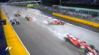 2017 Singapore Grand Prix Race Highlights [upl. by Anig402]