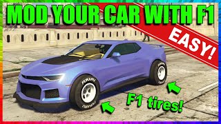 HOW TO GIVE YOUR CAR F1 TIRES VIGERO ZX 3 MODS SPECIAL [upl. by Ylenaj]