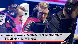 mousesports WINNING MOMENT  TROPHY LIFT ESL One NY 2018 [upl. by Trace]