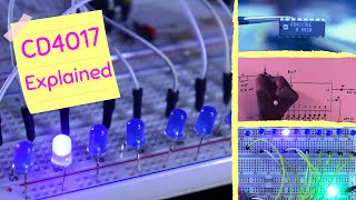 CD4017 ic in details  Basic things of cd4017 [upl. by Onit]