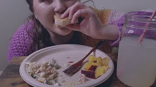 Burger Mukbang no talking ASMR [upl. by Brosine]