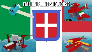 Italian Plane Roblox Plane Crazy Showcase [upl. by Tracey]