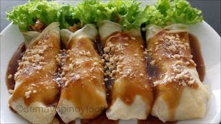 The Best Lumpiang SariwaFresh Lumpia  demayopinoyfoods [upl. by Ymorej]