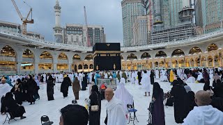 Makkah haram sharif  23 December 2023  kaaba live🔴☔  beautiful weather Makkah  Makkah official [upl. by Retsevlis]