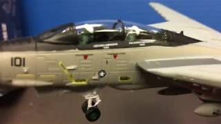 AMERCOM 1100 F14D SUPER TOMCAT DIECAST MODEL REVIEW [upl. by Llemar641]