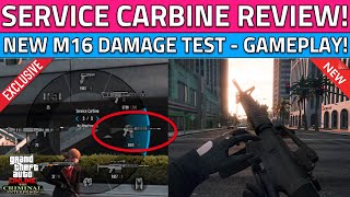 NEW Service Carbine M16 Review Damage Accuracy VS Special Carbine Rifle in GTA 5 Online [upl. by Anthe]