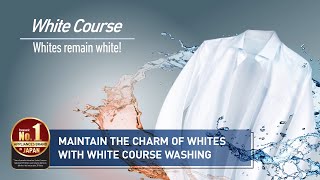 Panasonic Washing Machines White Course Washing [upl. by Nangatrad]