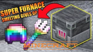 Minecraftbut smelting gives Op item  Smelting op items Minecraft extremely op items [upl. by Igenia]