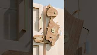 Auto Close Slide Gate Lock Premium Wooden Build [upl. by Novihc601]