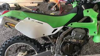 Kawasaki klx 300r review and start up [upl. by Macomber]