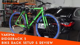 Yakima RidgeBack 5  Bike Rack Setup amp Review [upl. by Schouten]