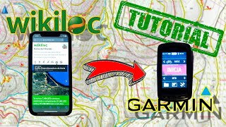 Como pasar una ruta de Wikiloc al Garmin con el móvil I Tutorial [upl. by Jamille382]