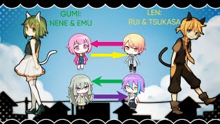 nene responds to rui  emu responds to tsukasa in ah its a wonderful cat life wxs  project sekai [upl. by Noryd]