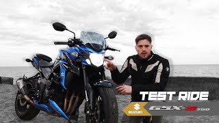 Test Suzuki GSX S 750  Dani Riganti [upl. by Erdnuaed309]