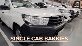 Single Cab Bakkies you can get from WeBuyCars  Workhorse trucks in South Africa [upl. by Kester]