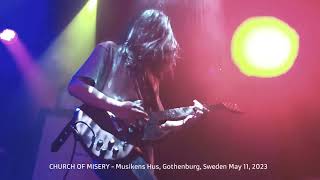 CHURCH OF MISERY  Musikens Hus Gothenburg Sweden May 2023 Cellphone [upl. by Groark357]