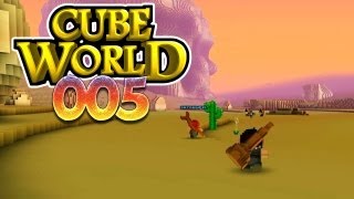 CUBE WORLD HD 005  Drei Wüstensöhne mit neun Beinen ★ Lets Play Cube World [upl. by Atnovart803]