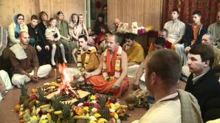 Ramanavami 2012  Yagya  ISKCON Riga Latvia [upl. by Naashom]