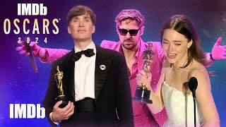 Best Moments from the 2024 Oscars  IMDb [upl. by Brahear]