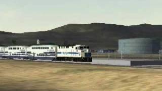 Metrolink 865 and UP 1996 meet  Sierra Hwy 2 Palmdale Ca [upl. by Annehs]