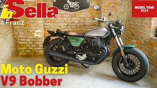 Moto Guzzi V9 Bobber 2022 prova [upl. by Ayel]