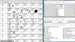 Scorekeeping Part 2 of 4 Notation [upl. by Lionel]