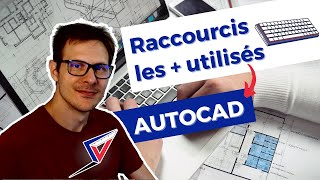 Raccourcis les plus utilisés sur autocad [upl. by Clywd]