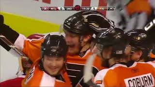 2010 Philadelphia Flyers Playoffs Goals [upl. by Novahs]