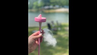 drop spindle lesson while camping [upl. by Lissa386]